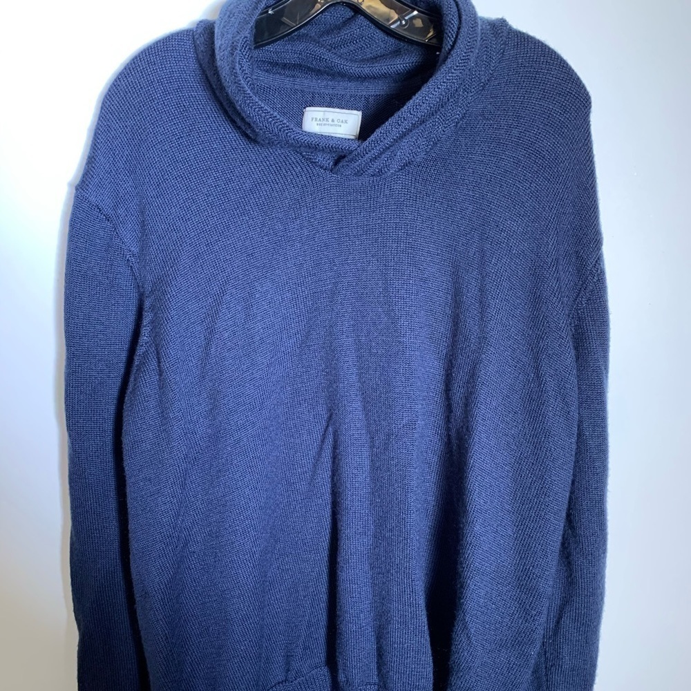 Frank and Oak shawl collar sweater men size xl